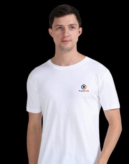 T-SHIRT HUB Exclusive brand Regular Fit T-Shirt for Men | Premium Super Combed Rich 100% Cotton Round neck white  T Shirt | Men's Ultra Soft Half Sleeve T-Shirt(YKTHRMW2605)